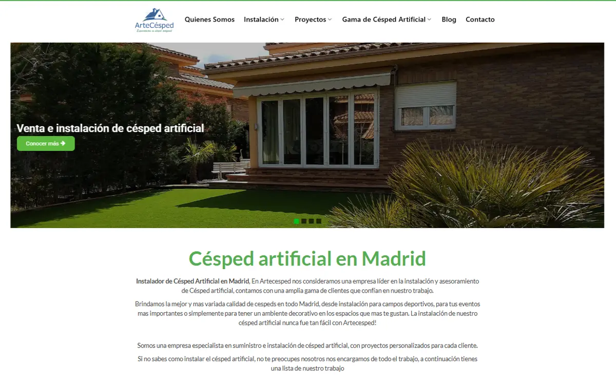 Resultados de la campaña Google Ads de ArteCesped · Césped artificial