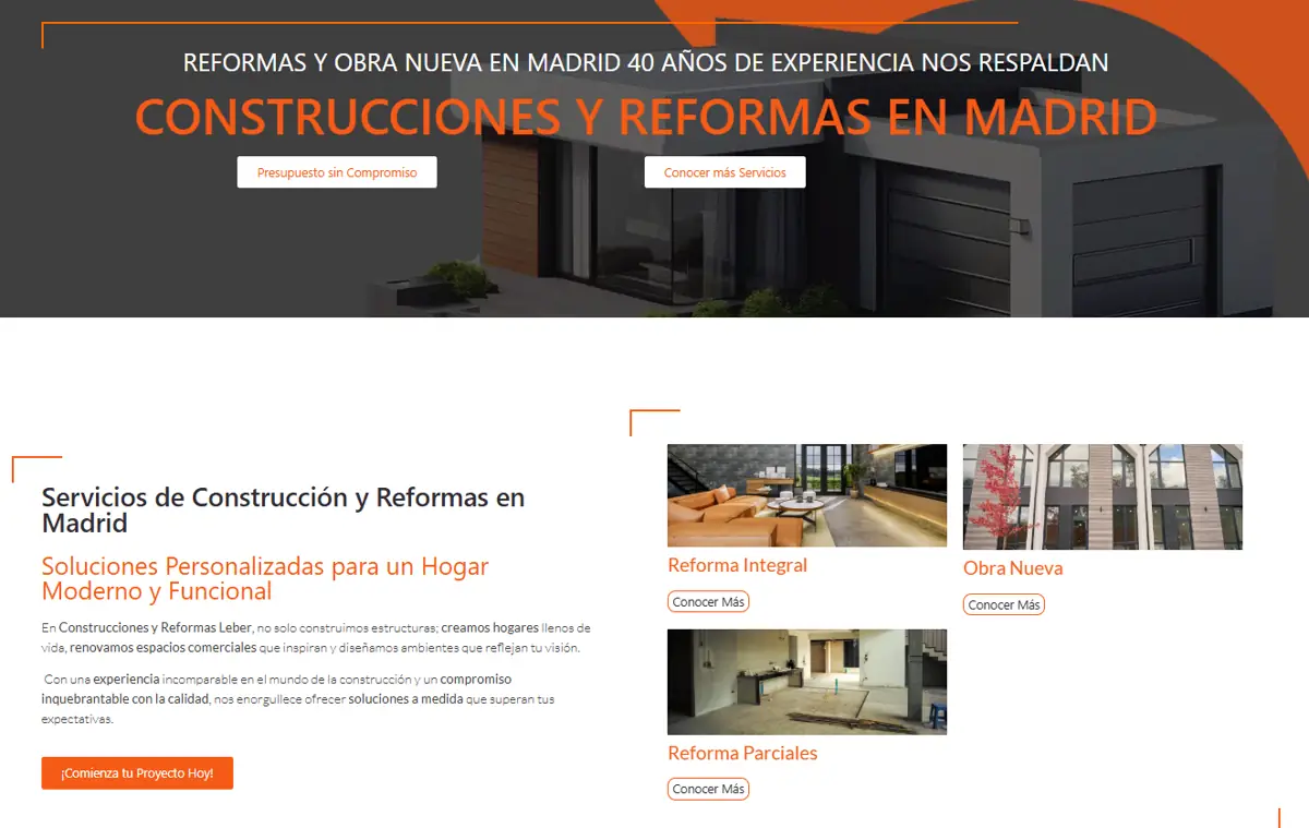 Resultados de la campaña Google Ads de Empresa de reformas · ConstruccionesLeber